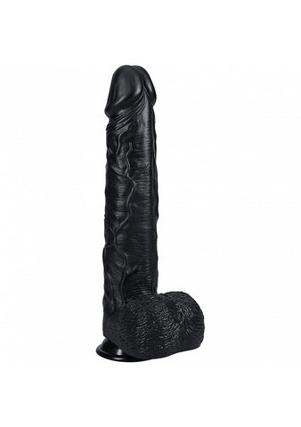 Realrock Extra Large Straight D/ildo with Balls 35.5cm - Realistic Dildos