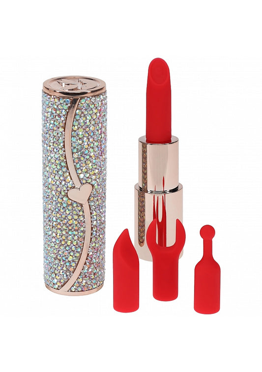 Shots Loveline Sparkle 10 Functions Lipstick Vibrator - Personal Massagers
