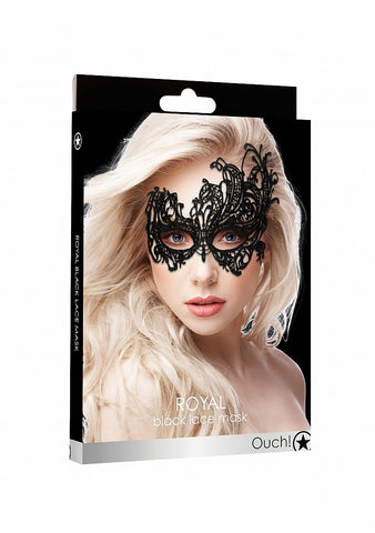 Shots Toys Royal Lighweight and Eeasy To Wear BDSM Mask - Masks And Blindfolds