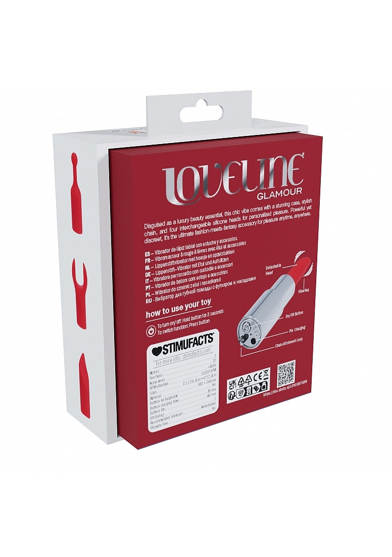 Shots Loveline Candy 10 Functions Lipstick Vibrator - - Personal Massagers