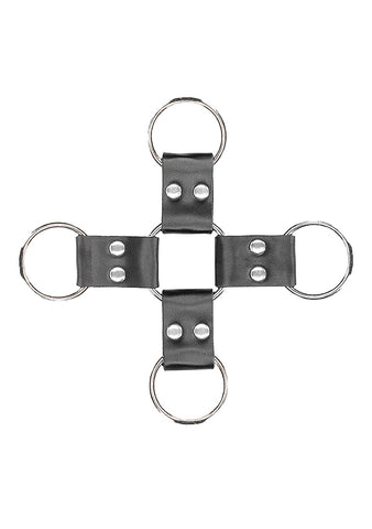 Shots Bonded Leather Hogtie With Hand and Ankle Cuffs - Cuffs And Restraints