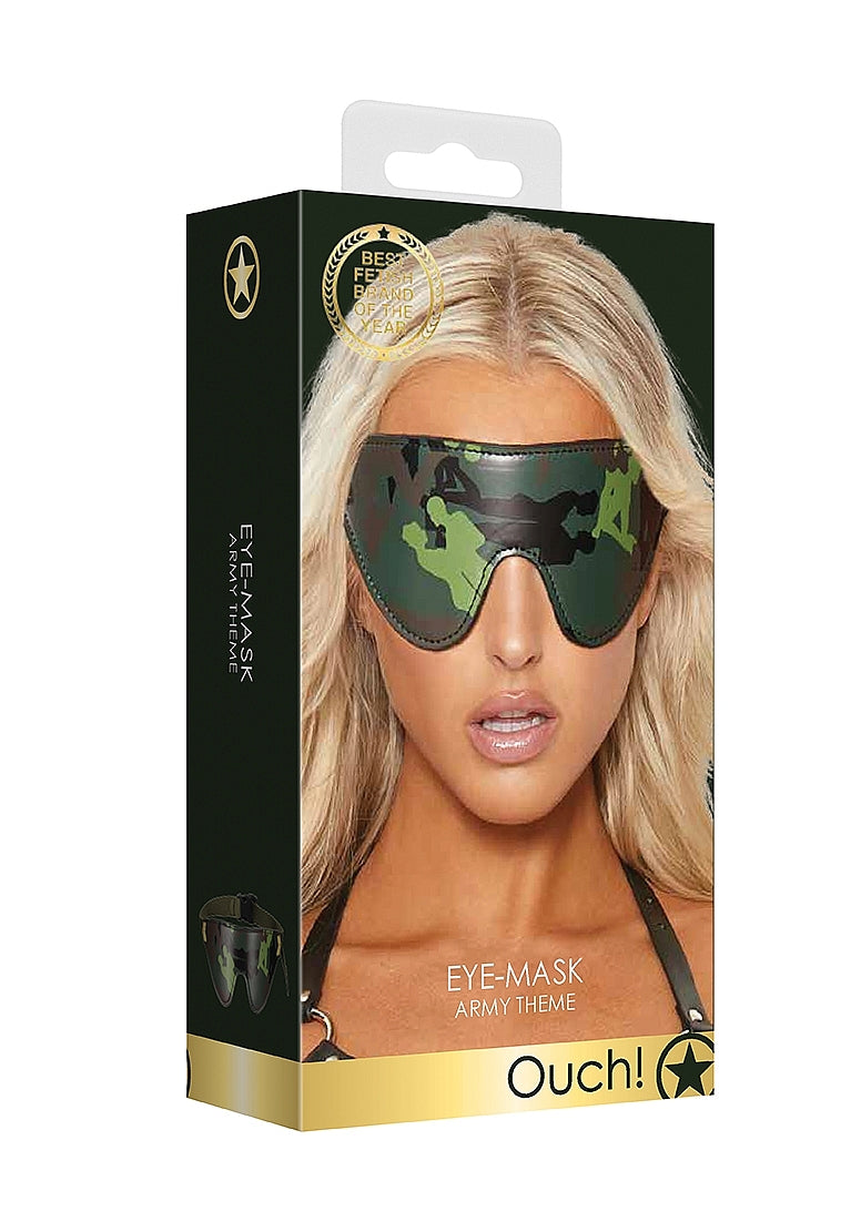 Shots Toys Army Theme BDSM Play Eye Mask - - Masks And Blindfolds