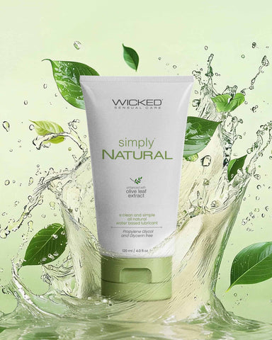 Simply Natural Water Based Lubricant by Wicked Sensual Care