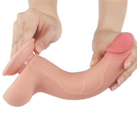 8.5 Inch Sliding Skin Dual Density Dong by Lovetoy