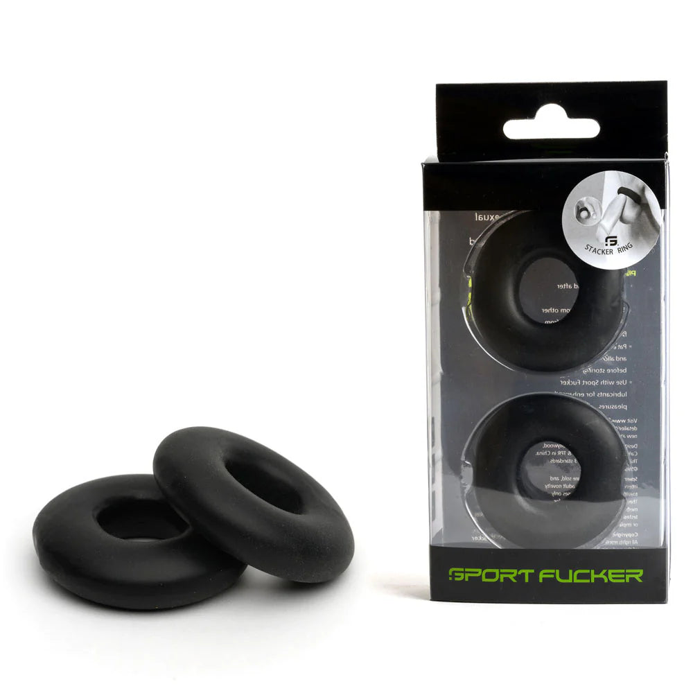 Sport Fucker Stacker Silicone Rings - - Cock Rings