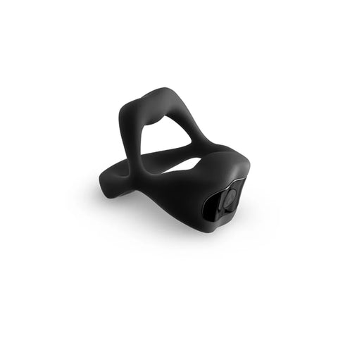 Techno Strobe - Rechargeable Silicone Cock Ring with 9 Vibration Modes - Cock Rings