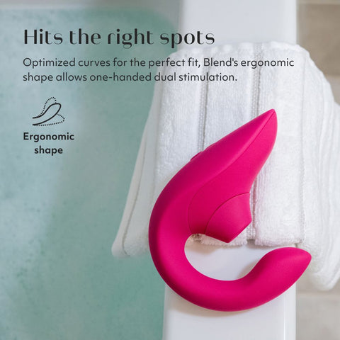 Womanizer Blend Pleasure Air Rabbit Vibrator - Rabbit Vibrators