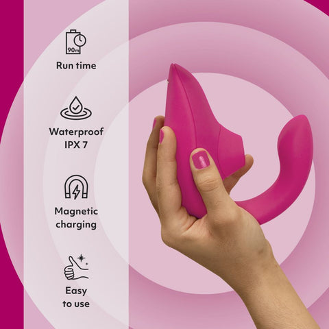 Womanizer Blend Pleasure Air Rabbit Vibrator - Rabbit Vibrators