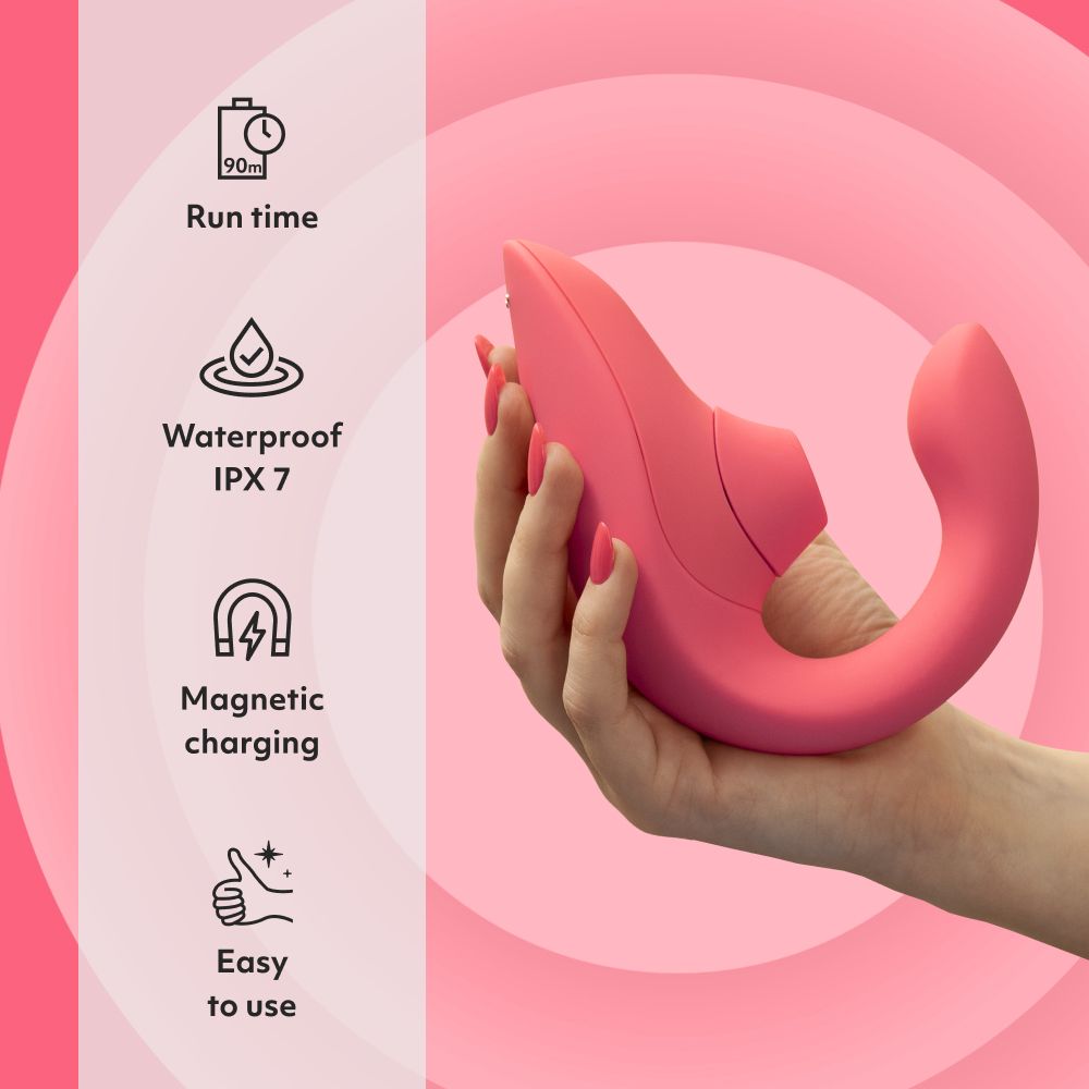 Womanizer Blend Pleasure Air Rabbit Vibrator - - Rabbit Vibrators