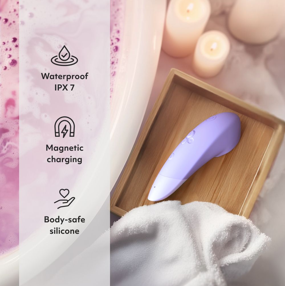 Womanizer Enhance Pleasure Air Clitoral Vibrator - - Clit Ticklers and Pulsators