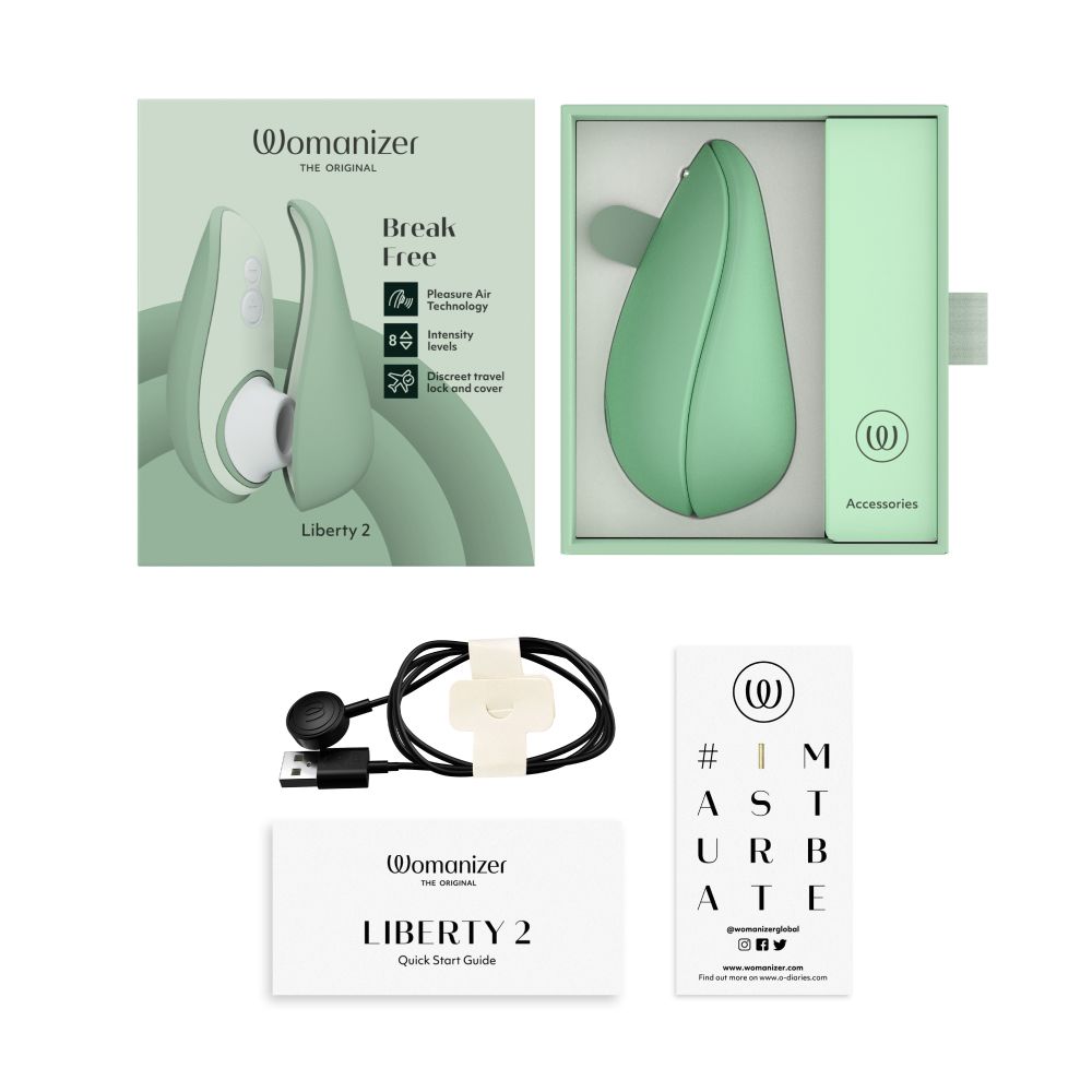 Womanizer Liberty 2 Pleasure Air Clitoral Massager - - Clit Ticklers and Pulsators