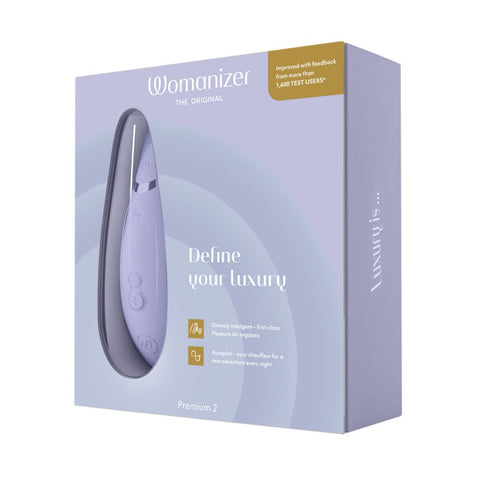 Womanizer Premium 2 Air Pulse Clitoral Stimulator - Clit Ticklers and Pulsators