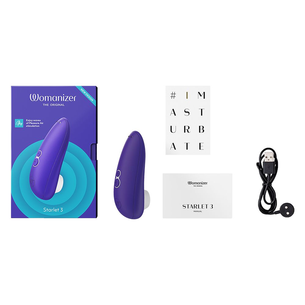 Womanizer Starlet 3 Air Pulse Clitoral Massager - - Clit Ticklers and Pulsators