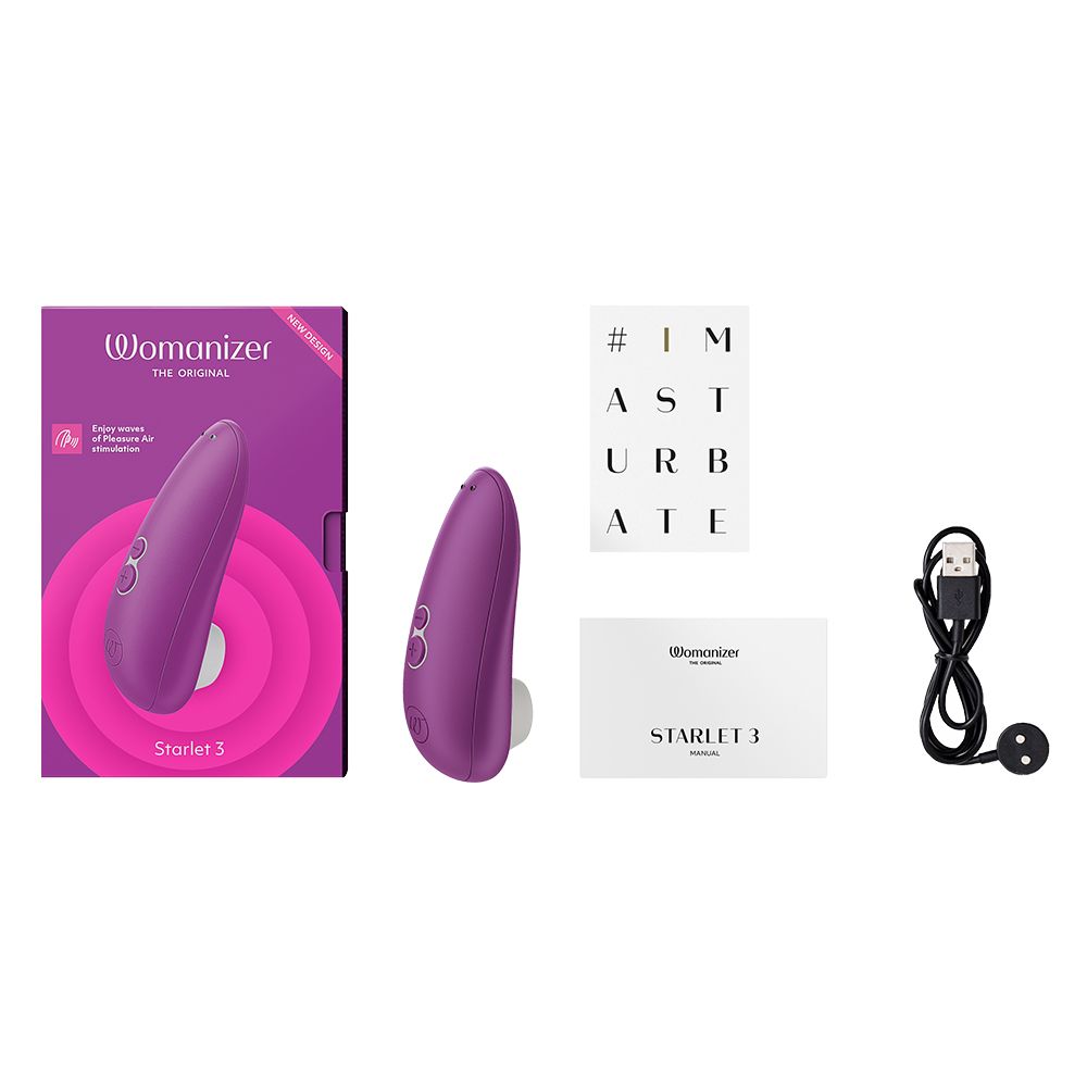 Womanizer Starlet 3 Air Pulse Clitoral Massager - - Clit Ticklers and Pulsators