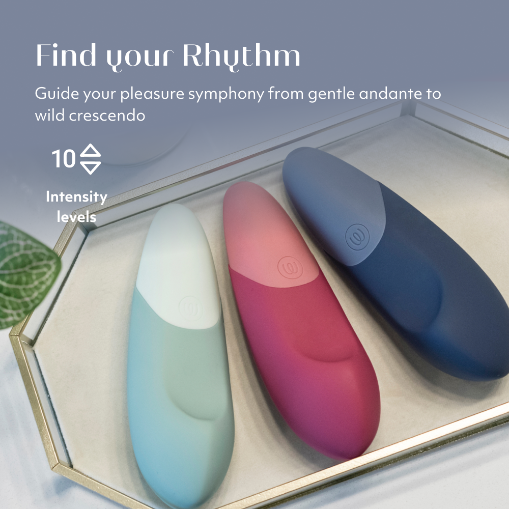 Womanizer Vibe 10 Functions Noiseless Clit Vibrator - - Clit Ticklers and Pulsators